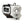 Cargar imagen en el visor de la galería, Casco de Boxeo Morales Box con Barra Blanco/Plata