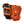 Cargar imagen en el visor de la galería, Casco de Boxeo Morales Box con Barra Naranja/Azul