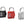 Cargar imagen en el visor de la galería, Candado de Combinación Negro/Rojo/Gris