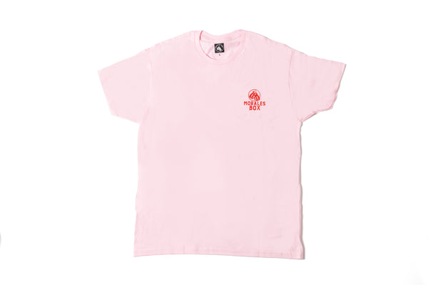 Camiseta Algodón Morales Box Boxing Lovers Rosa/Rojo