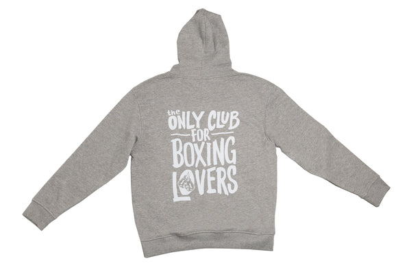 Sudadera con Capucha Morales Box Boxing Lovers Gris